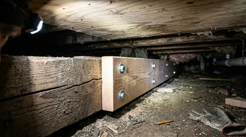 Floor Joist & Subfloor Repair Oakland